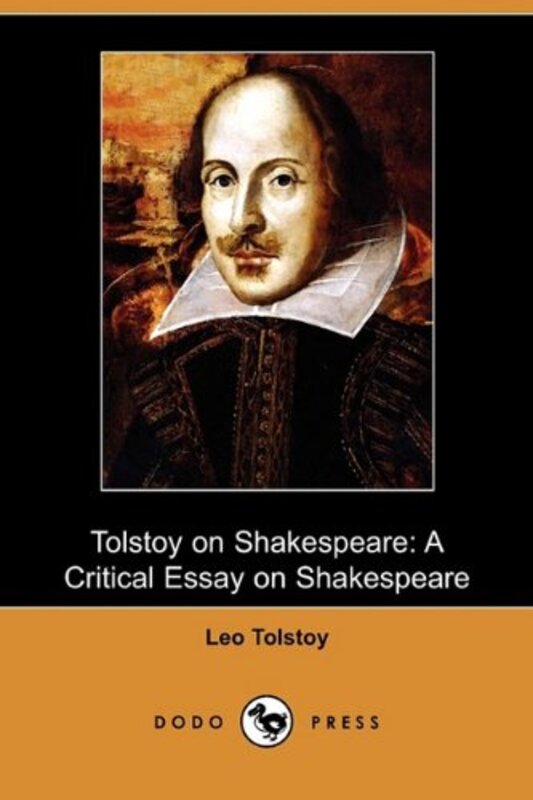 Book cover for "Tolstoy on Shakespeare" by Leo Tolstoy