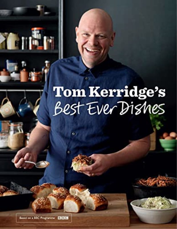 Book cover for "Tom Kerridge’s Best Ever Dishes" by Tom Kerridge