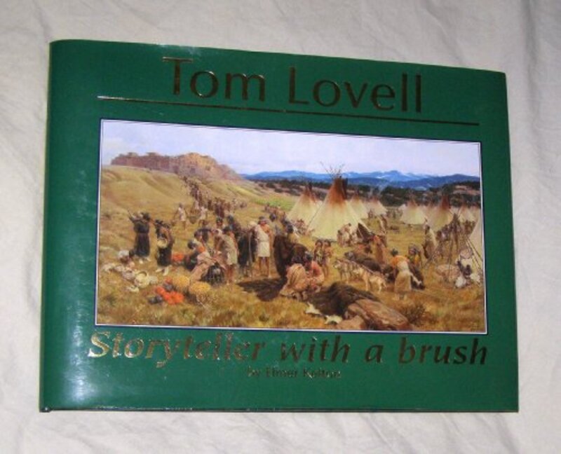 Book cover for "Tom Lovell" by Elmer Kelton