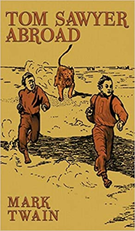 Book cover for "Tom Sawyer Abroad"