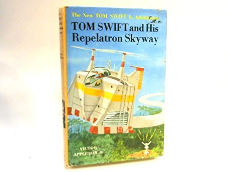 Book cover for "Tom Swift and His Repelatron Skyway" by Victor Appleton