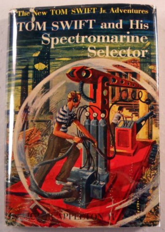 Book cover for "Tom Swift and His Spectromarine Selector" by Victor Appleton