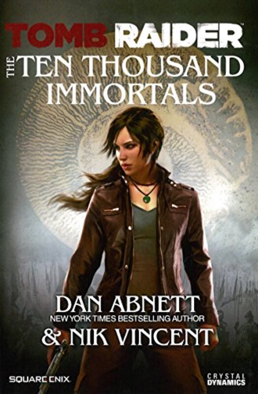 Book cover for "Tomb Raider" by Dan Abnett