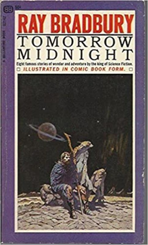 Book cover for "Tomorrow Midnight" by Ray Bradbury