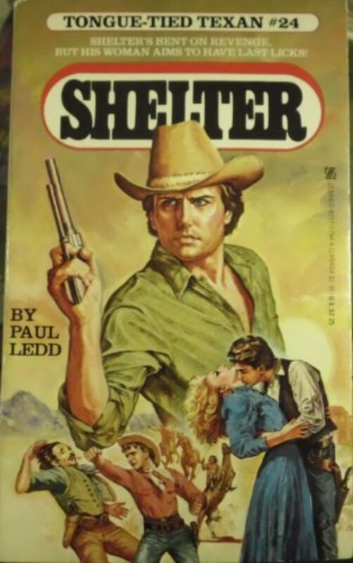 Book cover for "Tongue-Tied Texan" by P Ledd