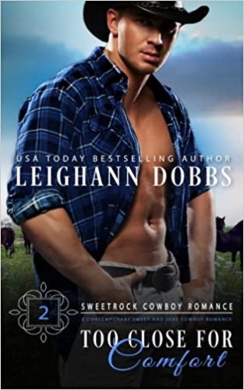 Book cover for "Too Close for Comfort" by Leighann Dobbs