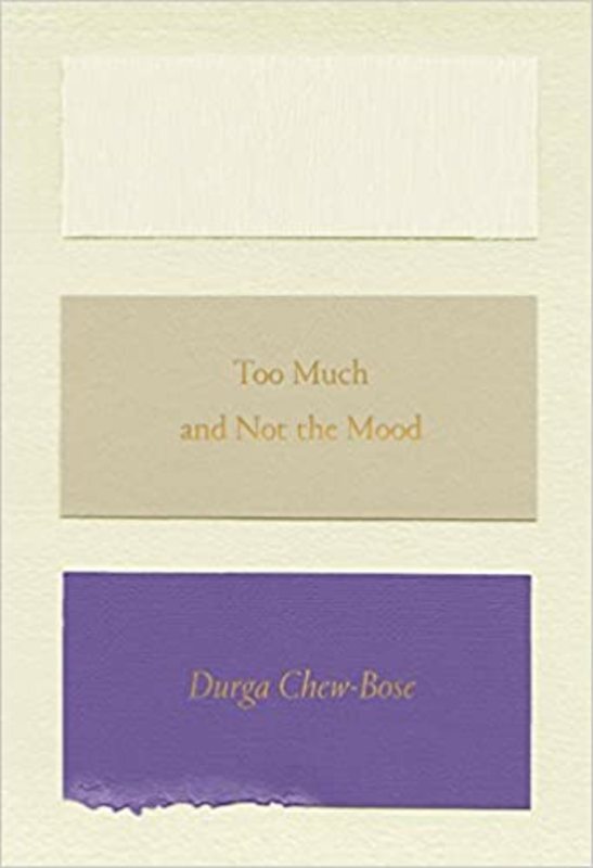 Book cover for "Too Much and Not the Mood" by Durga Chew-Bose