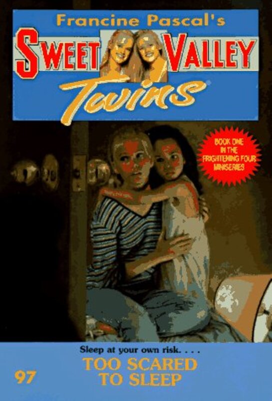 Book cover for "Too Scared to Sleep" by Francine Pascal