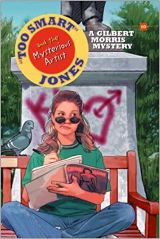 Book cover for "Too Smart Jones and the Mysterious Artist" by Gilbert Morris