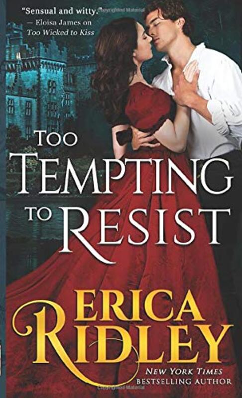 Book cover for "Too Tempting to Resist" by Erica Ridley