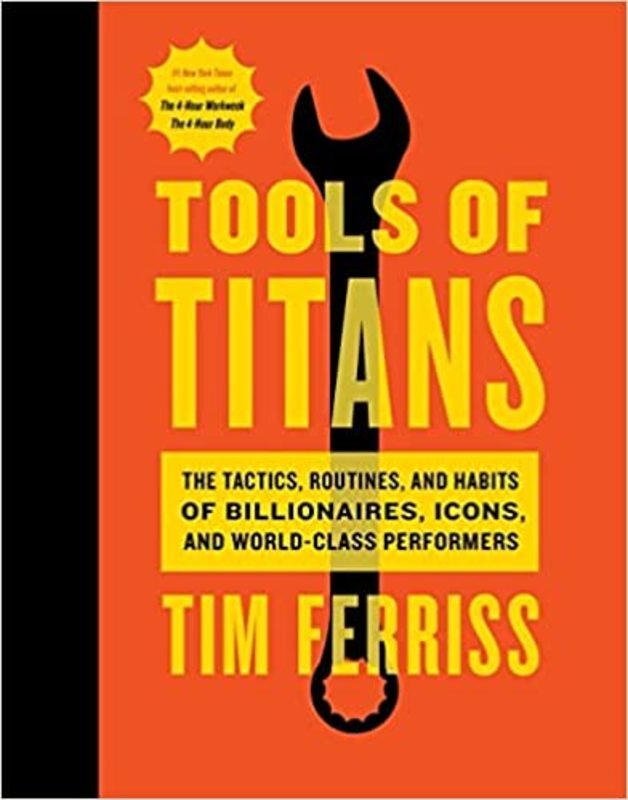 Book cover for "Tools of Titans"