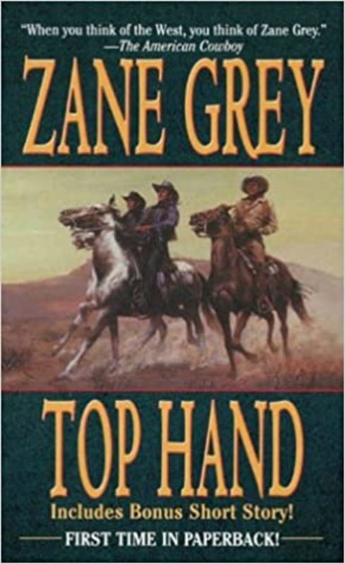 Book cover for "Top Hand" by Zane Grey