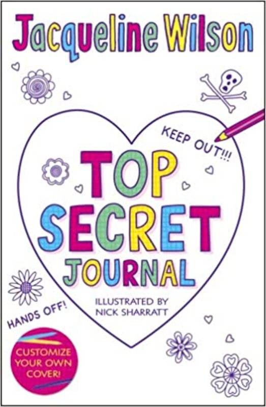 Book cover for "Top Secret Journal" by Jacqueline Wilson
