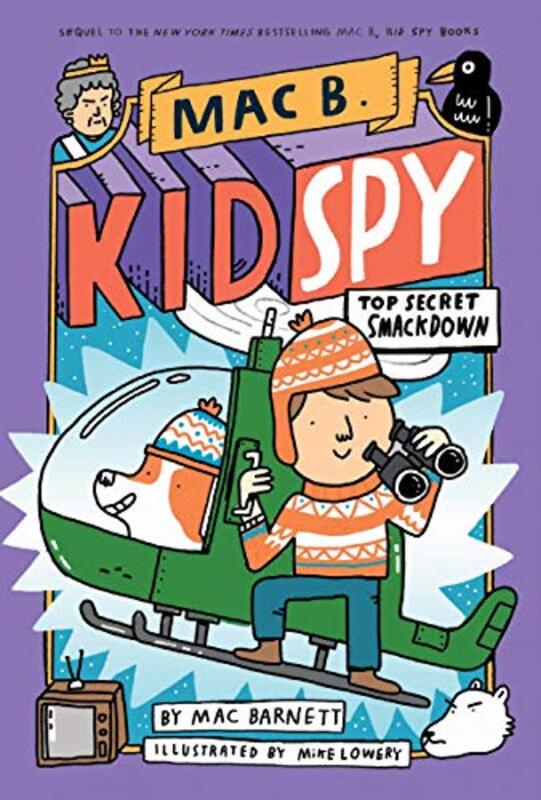Book cover for "Top Secret Smackdown" by Mac Barnett