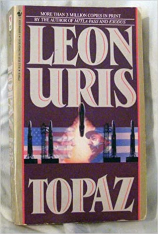 Book cover for "Topaz" by Leon Uris