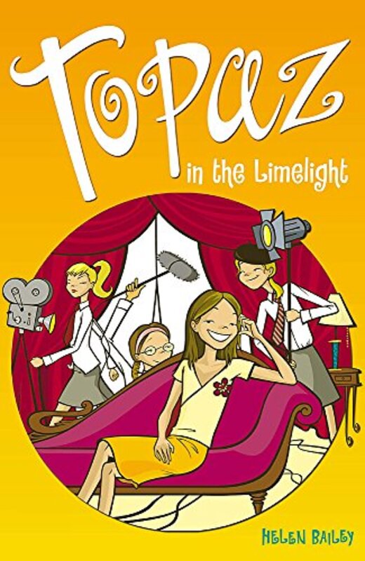 Book cover for "Topaz in the Limelight" by Helen Bailey