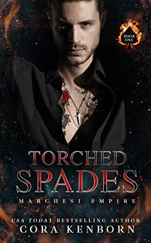 Book cover for "Torched Spades" by Cora Kenborn