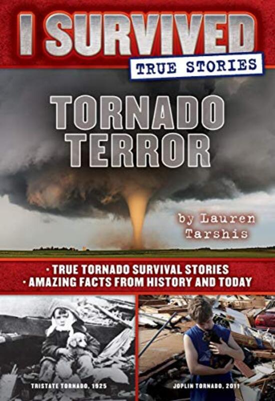 Book cover for "Tornado Terror" by Lauren Tarshis