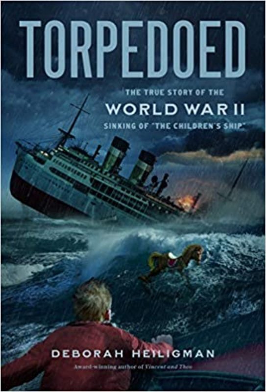 Book cover for "Torpedoed" by Deborah Heiligman