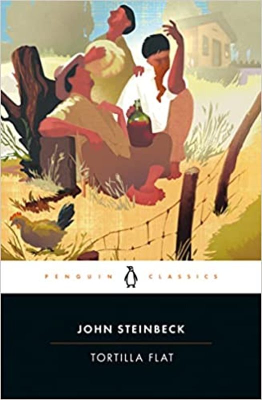 Book cover for "Tortilla Flat" by John Steinbeck