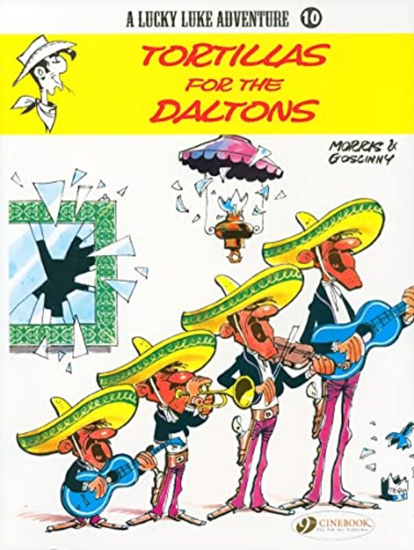 Book cover for "Tortillas for the Daltons" by Rene Goscinny