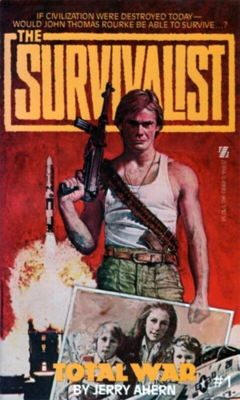 Book cover for "Total War" by Jerry Ahern