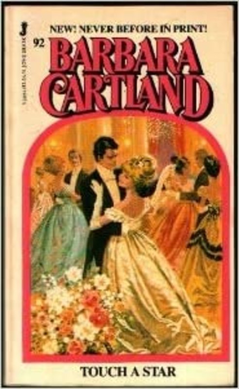 Book cover for "Touch a Star" by Barbara Cartland