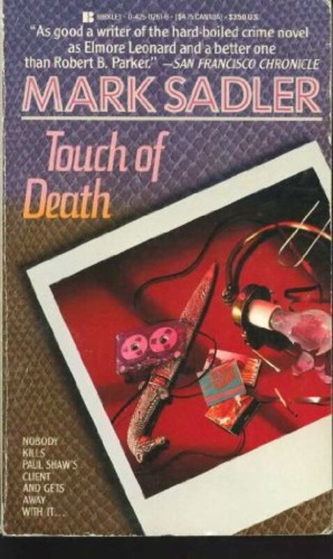 Book cover for "Touch of Death" by Dennis Lynds