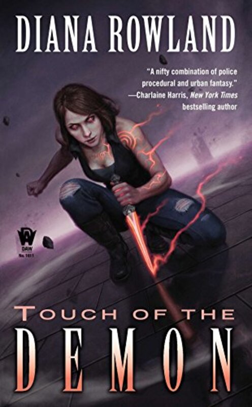 Book cover for "Touch of the Demon" by Diana Rowland