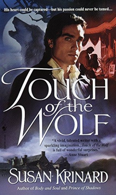 Book cover for "Touch of the Wolf" by Susan Krinard