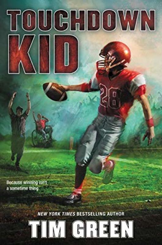 Book cover for "Touchdown Kid" by Tim Green