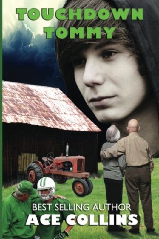 Book cover for "Touchdown Tommy" by Ace Collins