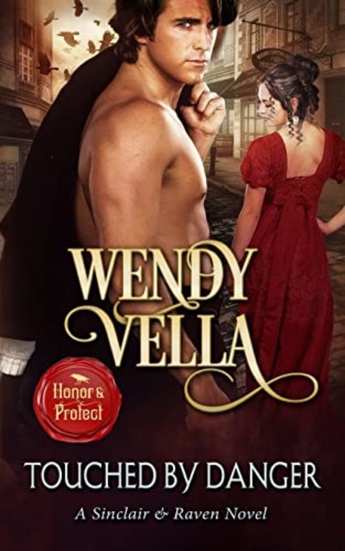 Book cover for "Touched By Danger" by Wendy Vella