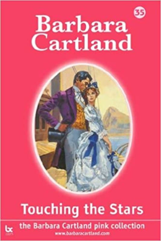 Book cover for "Touching the Stars" by Barbara Cartland