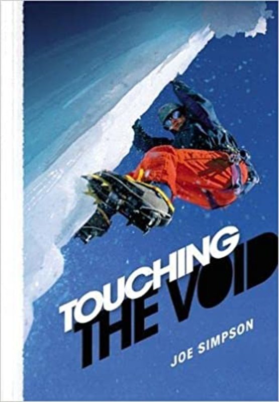 Book cover for "Touching the Void" by Joe Simpson