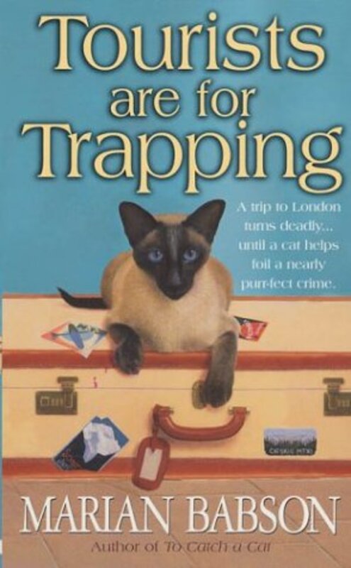 Book cover for "Tourists are for Trapping" by Marian Babson