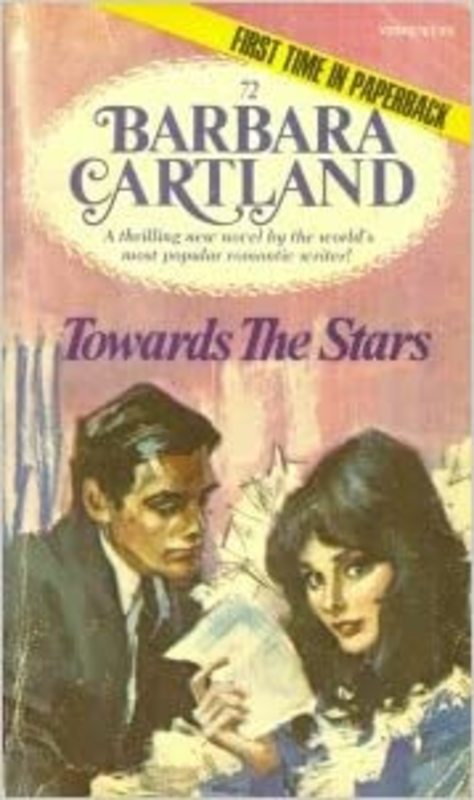 Book cover for "Towards the Stars" by Barbara Cartland