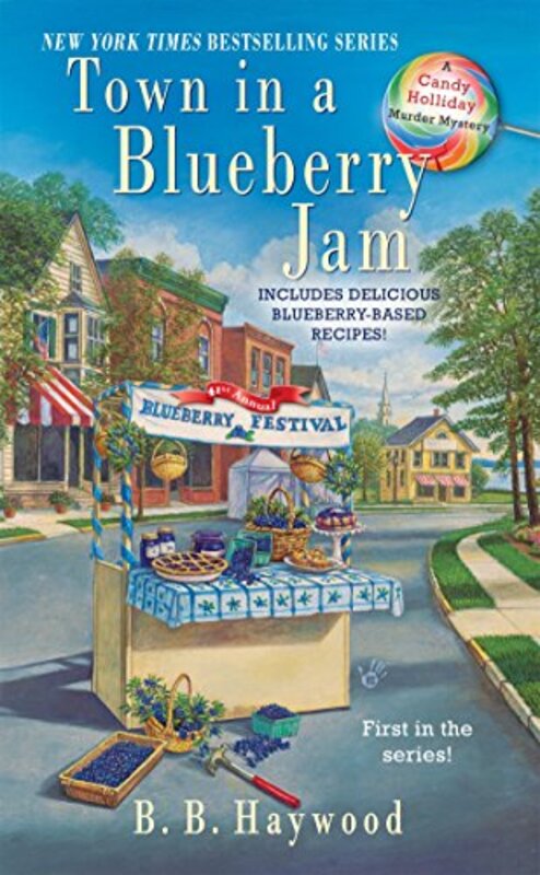 Book cover for "Town in a Blueberry Jam" by B B Haywood
