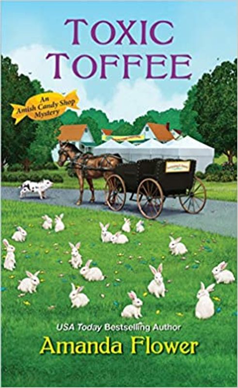 Book cover for "Toxic Toffee" by Amanda Flower