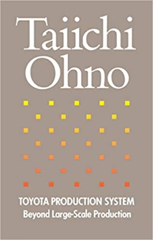 Book cover for "Toyota Production System" by Taiichi Ohno