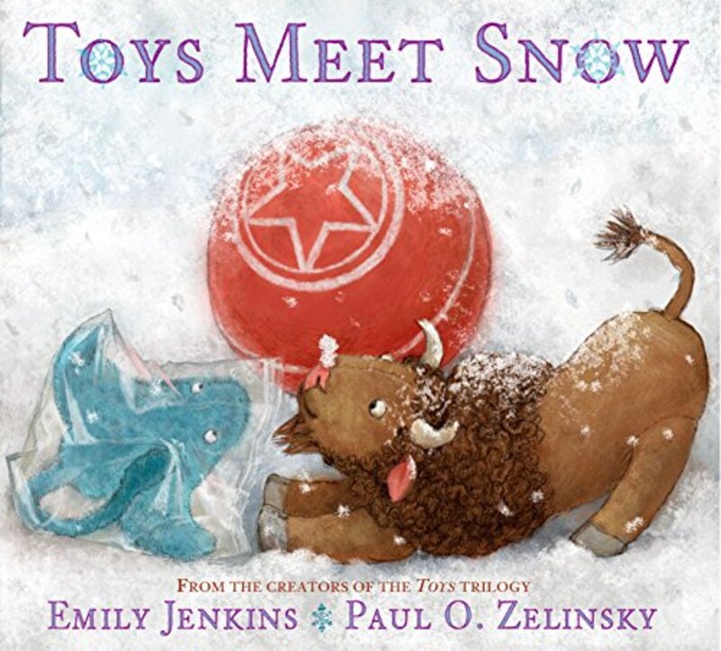 Book cover for "Toys Meet Snow" by Emily Jenkins