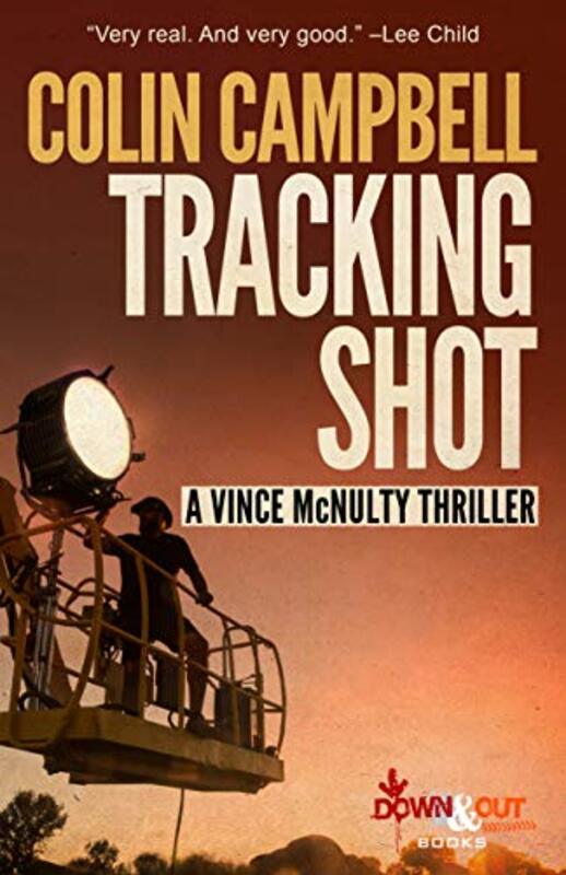 Book cover for "Tracking Shot" by Colin Campbell