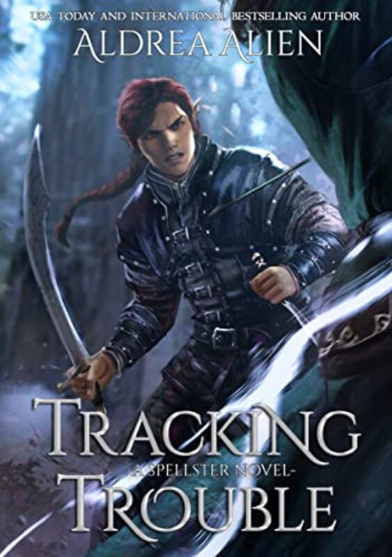 Book cover for "Tracking Trouble" by Aldrea Alien