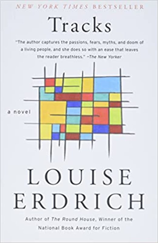 Book cover for "Tracks" by Louise Erdrich