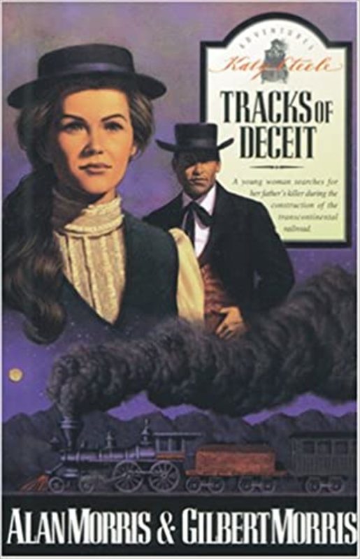 Book cover for "Tracks of Deceit" by Gilbert Morris