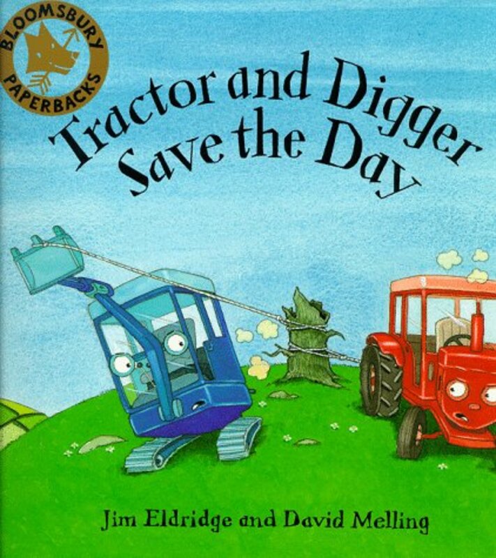 Book cover for "Tractor And Digger" by Jim Eldridge
