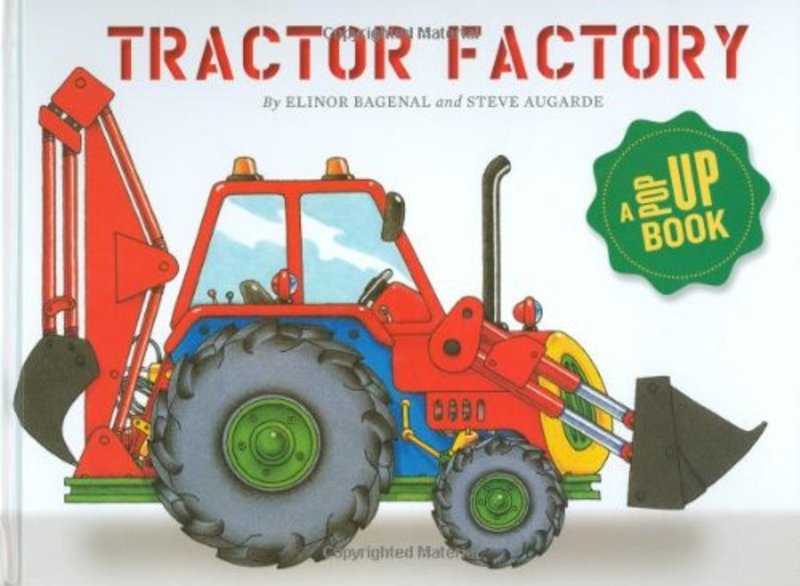 Book cover for "Tractor Factory" by Steve Augarde