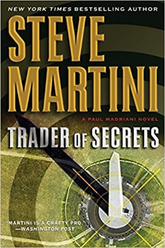 Book cover for "Trader of Secrets" by Steve Martini