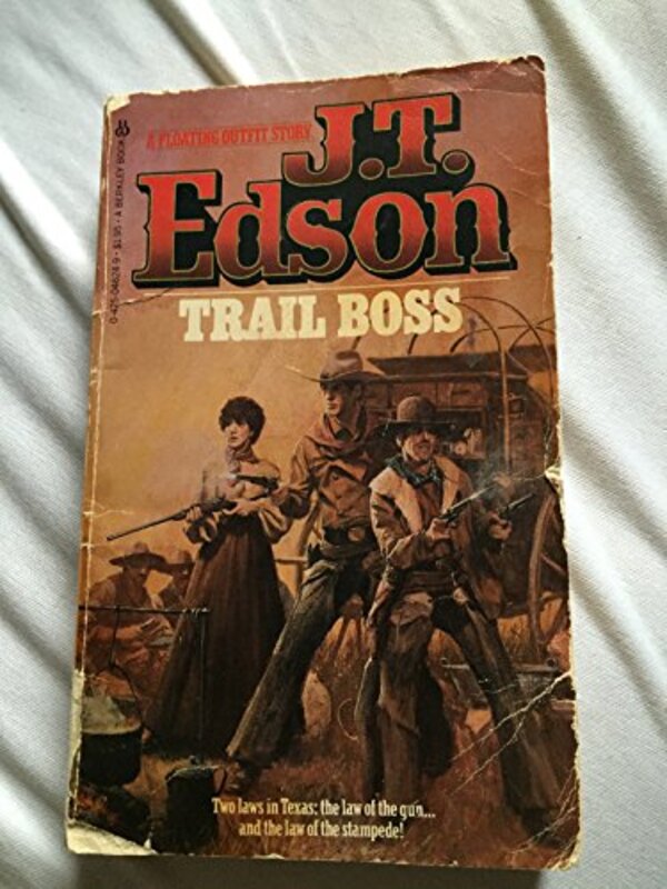 Book cover for "Trail Boss" by JT Edson