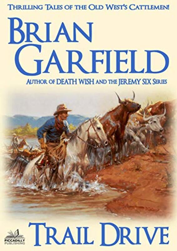 Book cover for "Trail Drive" by Brian Garfield